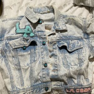 LA Gear jean jacket